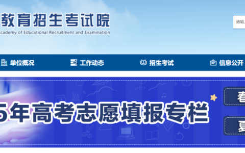 山东教育招生考试院官网入口登录网址（https://www.sdzk.cn/）