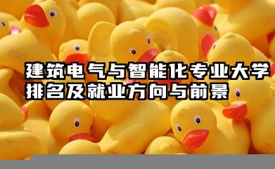建筑电气与智能化专业大学排名及就业方向与前景 2026建筑电气与智能化专业大学推荐
