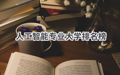 人工智能专业大学排名榜