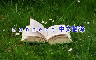 connect中文翻译