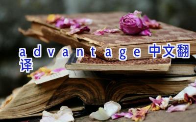 advantage中文翻译