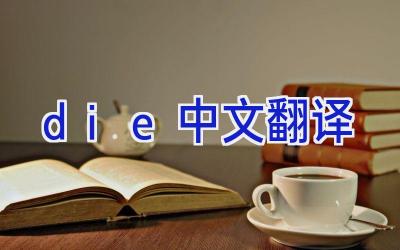 die中文翻译
